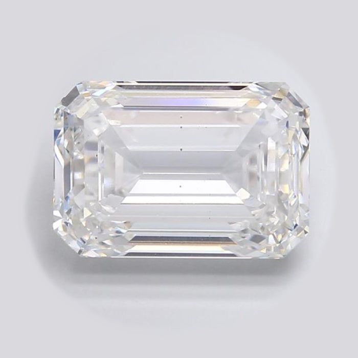 12.10 Carat F VS2 Emerald Lab Diamond Front