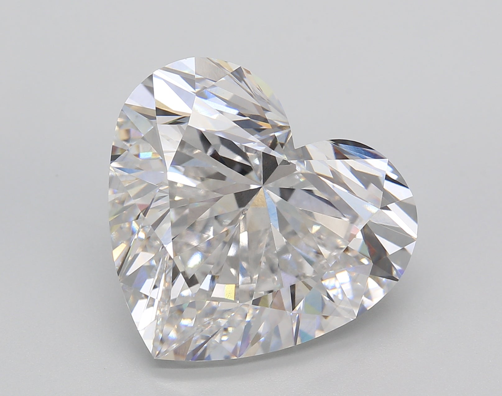 12.21 Carat F VVS2 Heart Lab Diamond Front