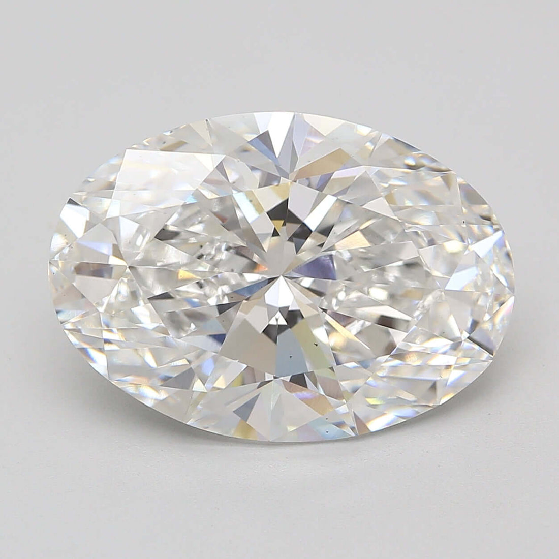 12.45 Carat E VS2 Oval Lab Diamond Front