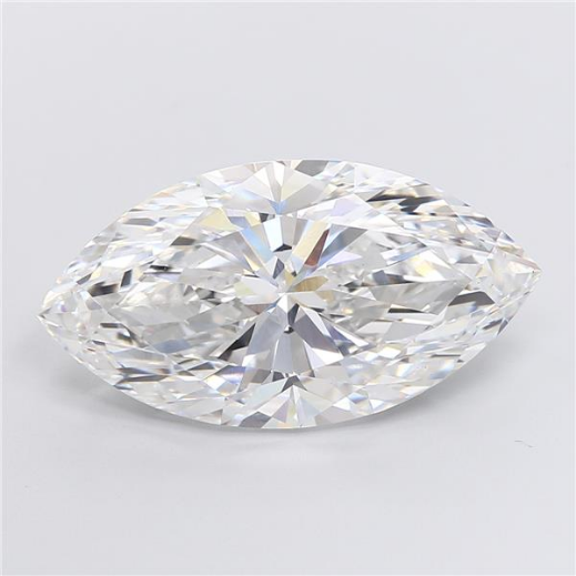 12.56 Carat F VVS2 Marquise Lab Diamond Front