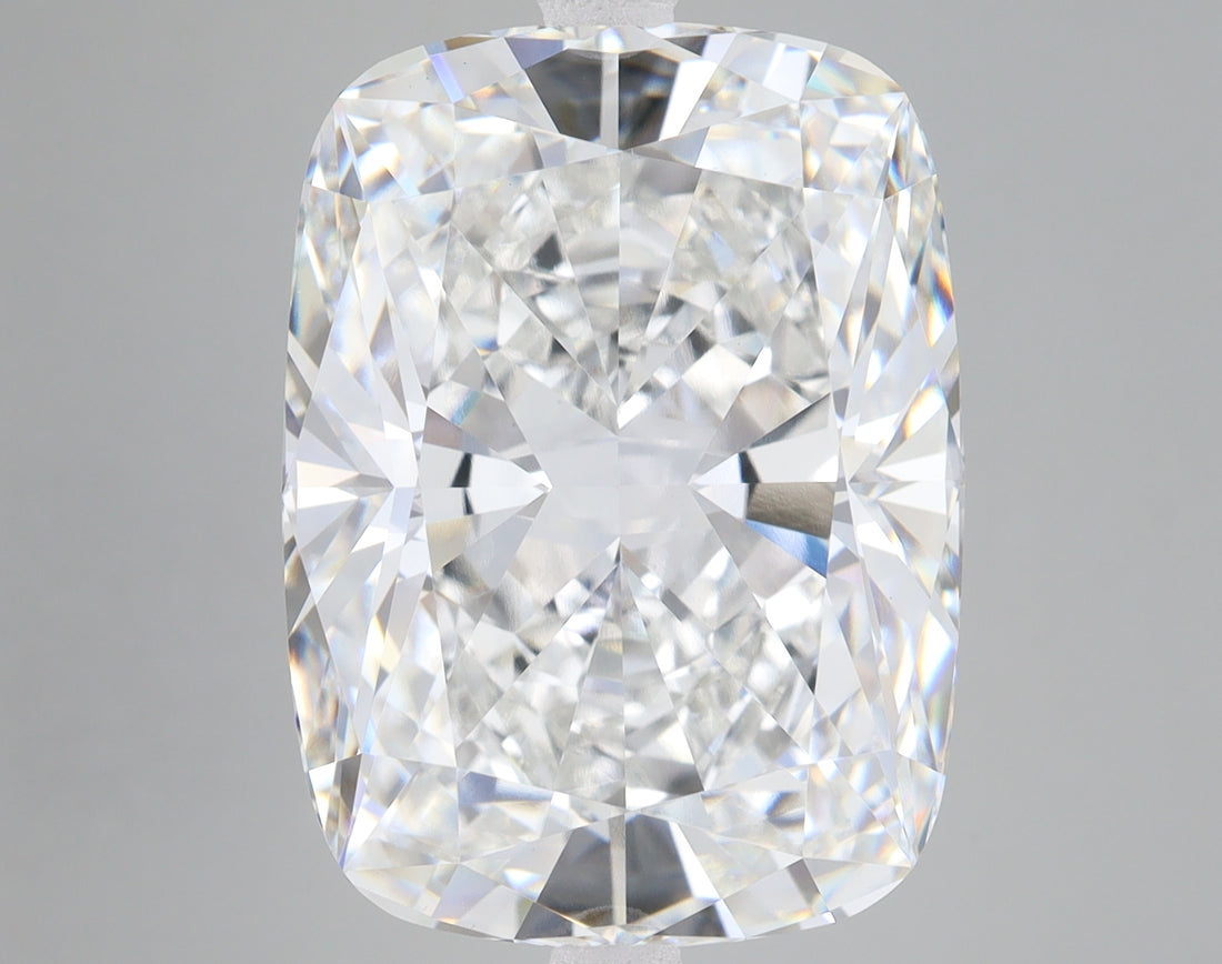 14.31 Carat F VVS2 Cushion Lab Diamond Front