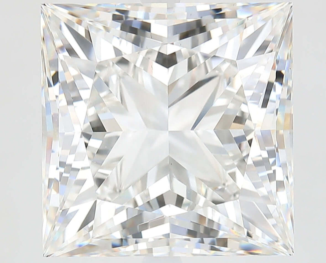 15.03 Carat F VS1 Princess Lab Diamond Front