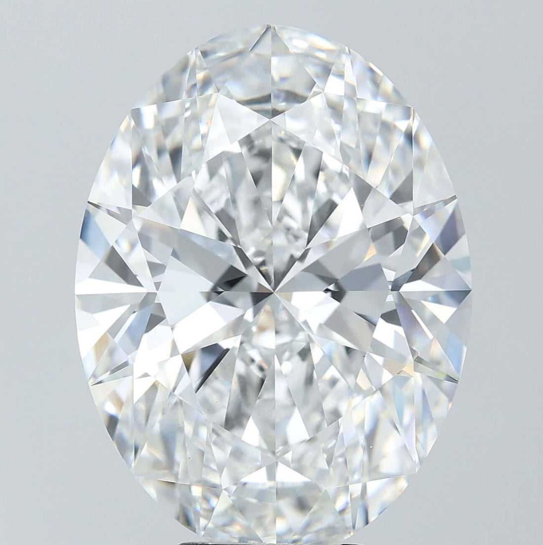 15.07 Carat E VS1 Oval Lab Diamond Front