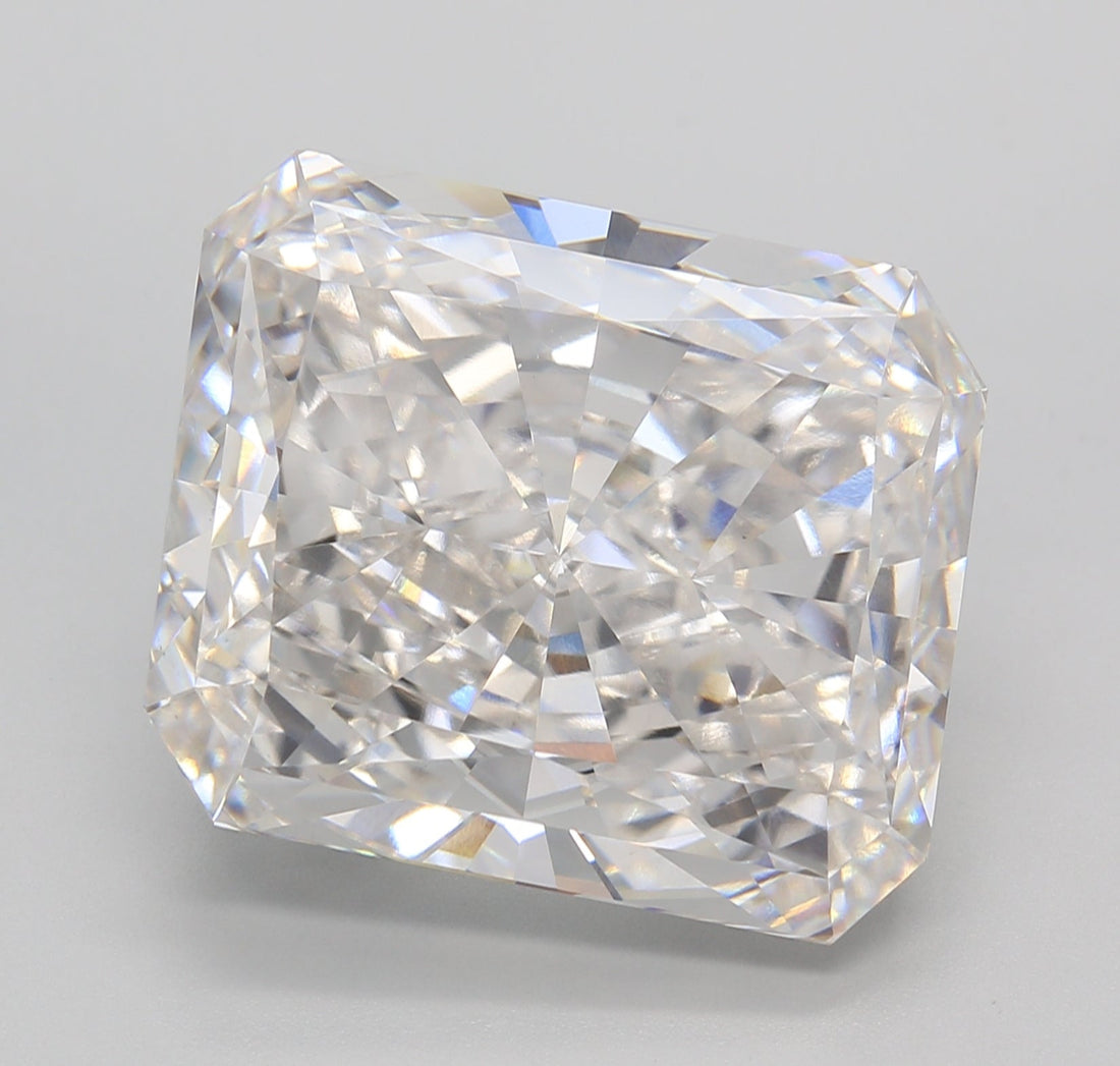 16.08 Carat F VS2 Radiant Lab Diamond Front