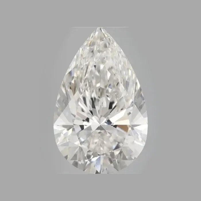 16.10 Carat F VS1 Pear Lab Diamond Front