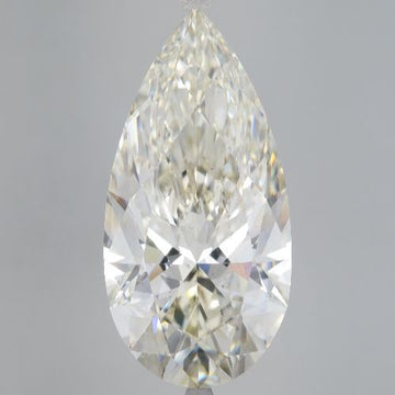 17.10 Carat J VS2 Pear Lab Diamond Front