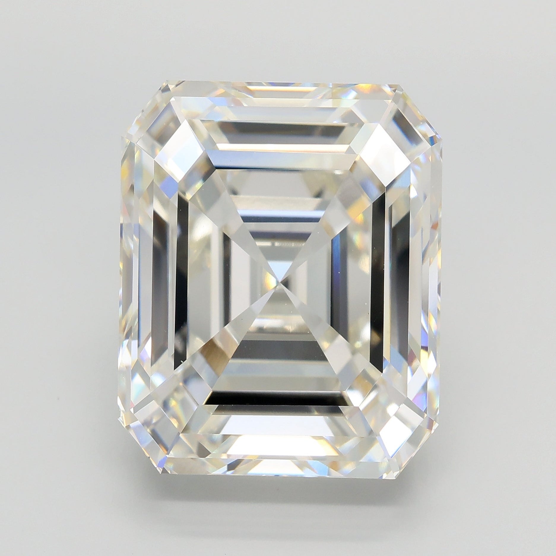 17.12 Carat G VS1 Asscher Lab Diamond Front