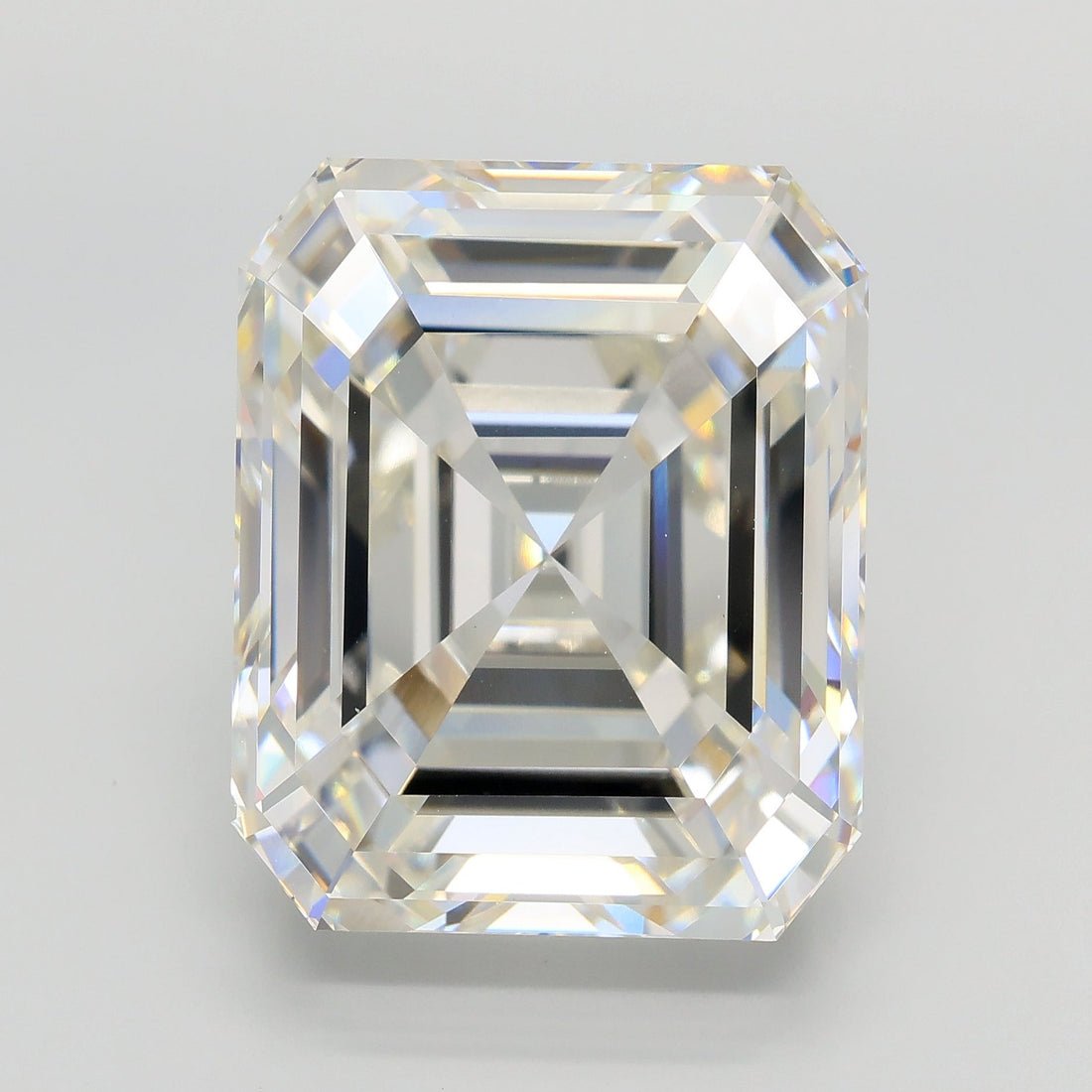17.12 Carat G VS1 Asscher Lab Diamond Front