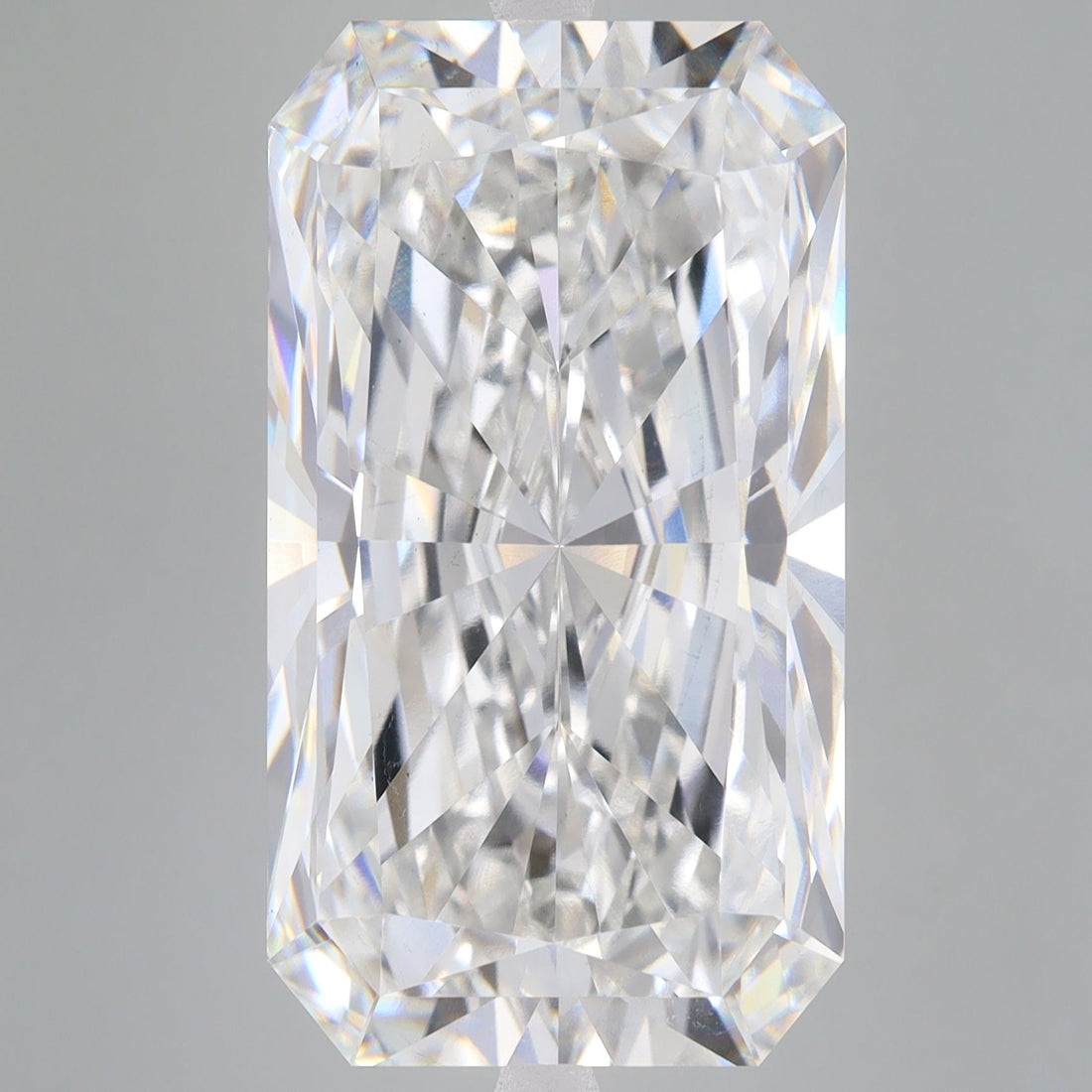 17.25 Carat F VS1 Radiant Lab Diamond Front