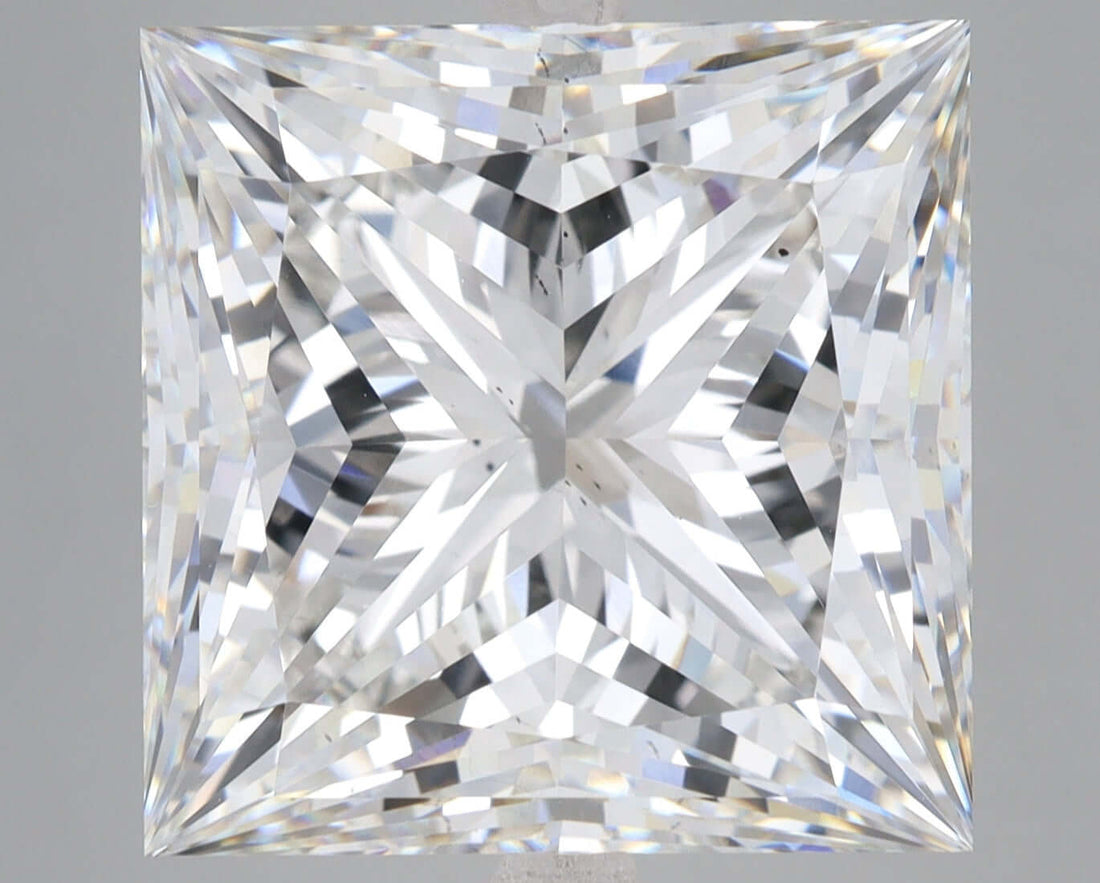 17.39 Carat F VS2 Princess Lab Diamond Front