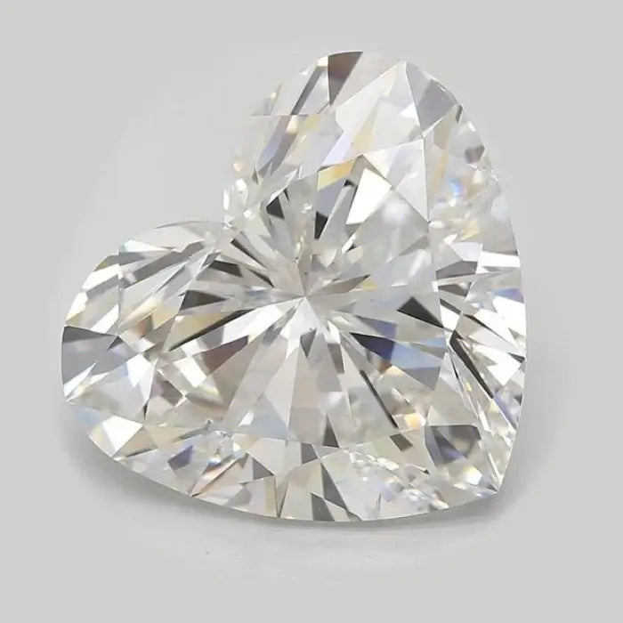 17.58 Carat F VS2 Heart Lab Diamond Front