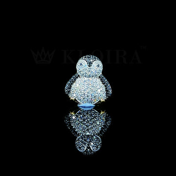 animal diamond pendant