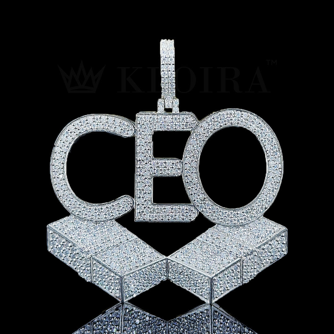 CEO Diamond Blocks Pendant