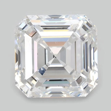 2.00 Carat D VS2 Asscher Lab Diamond Front