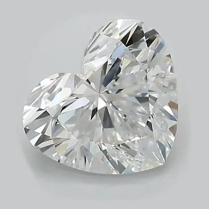 2.00 Carat D VS2 Heart Lab Diamond Front