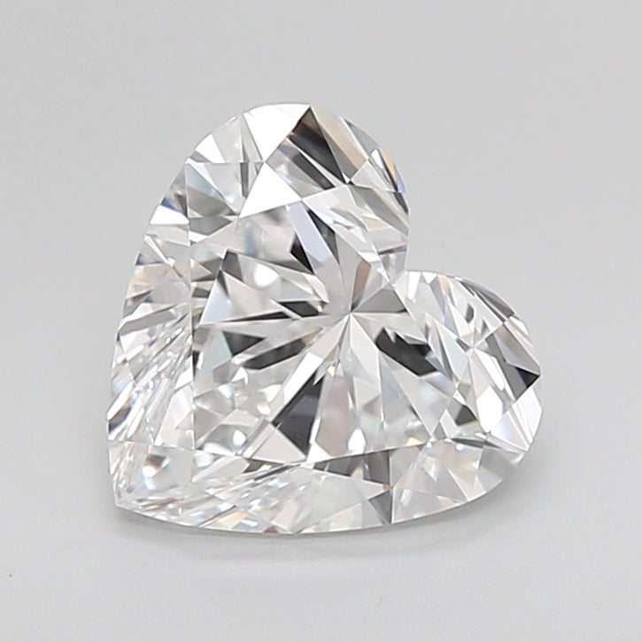 2.00 Carat D VVS1 Heart Lab Diamond Front