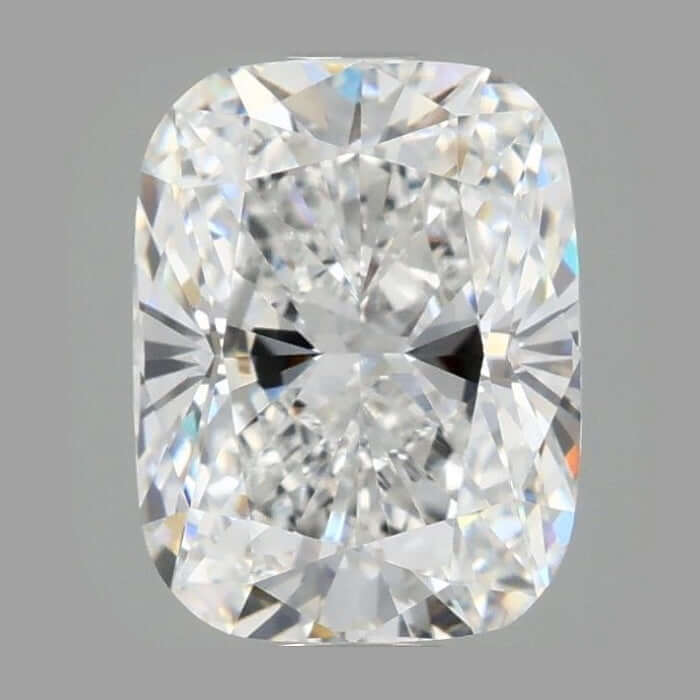 2.00 Carat D VVS2 Cushion Lab Diamond Front