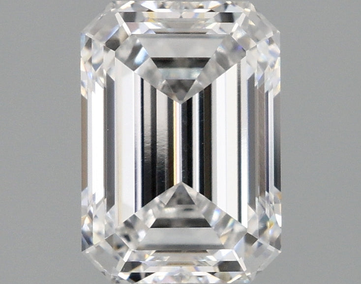 2.00 Carat D VVS2 Emerald Lab Diamond Front