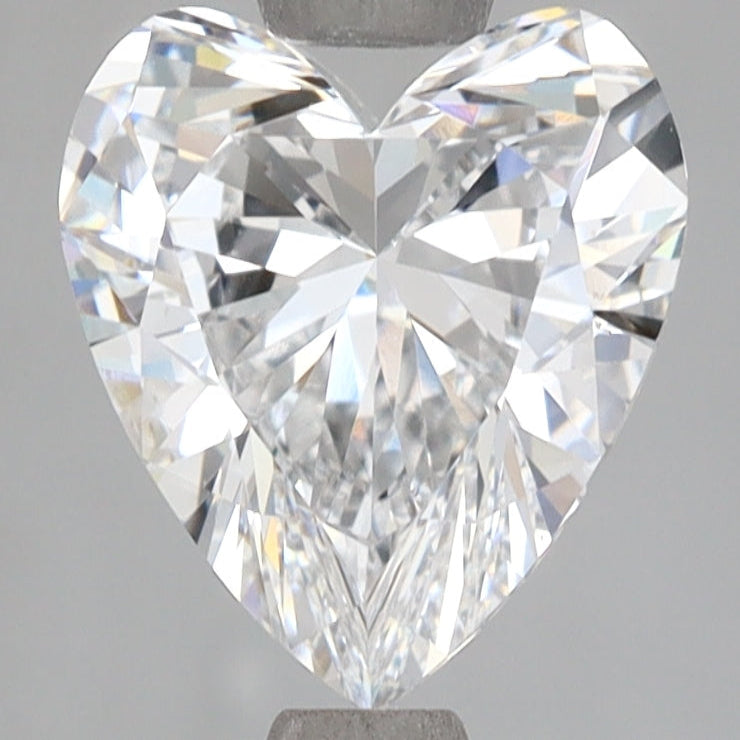 2.00 Carat D VVS2 Heart Lab Diamond Front