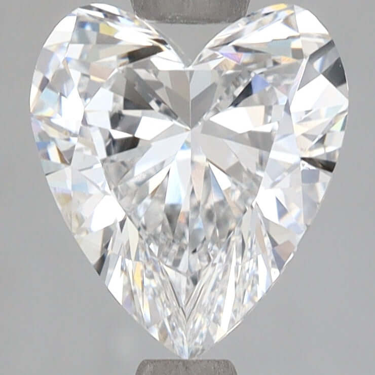 2.00 Carat D VVS2 Heart Lab Diamond Front