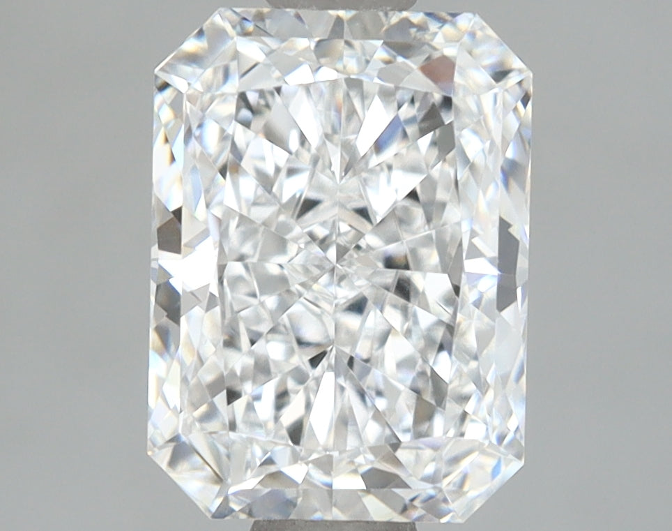 2.00 Carat D VVS2 Radiant Lab Diamond Front