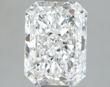2.00 Carat D VVS2 Radiant Lab Diamond Front