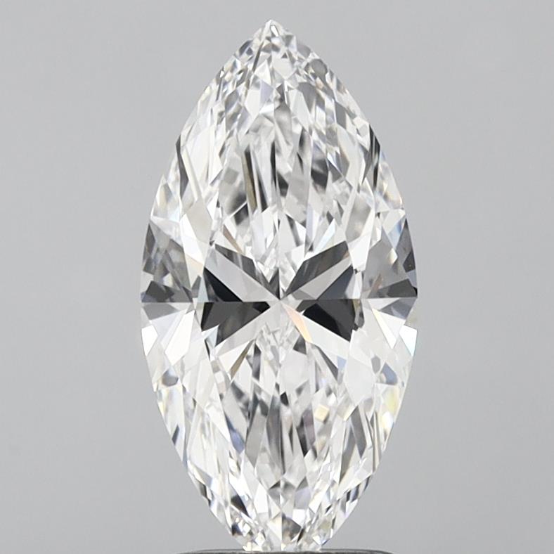 2.00 Carat E IF Marquise Lab Diamond
Front