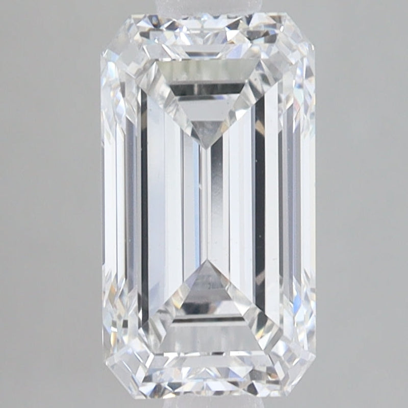 2.00 Carat E VS1 Emerald Lab Diamond Front