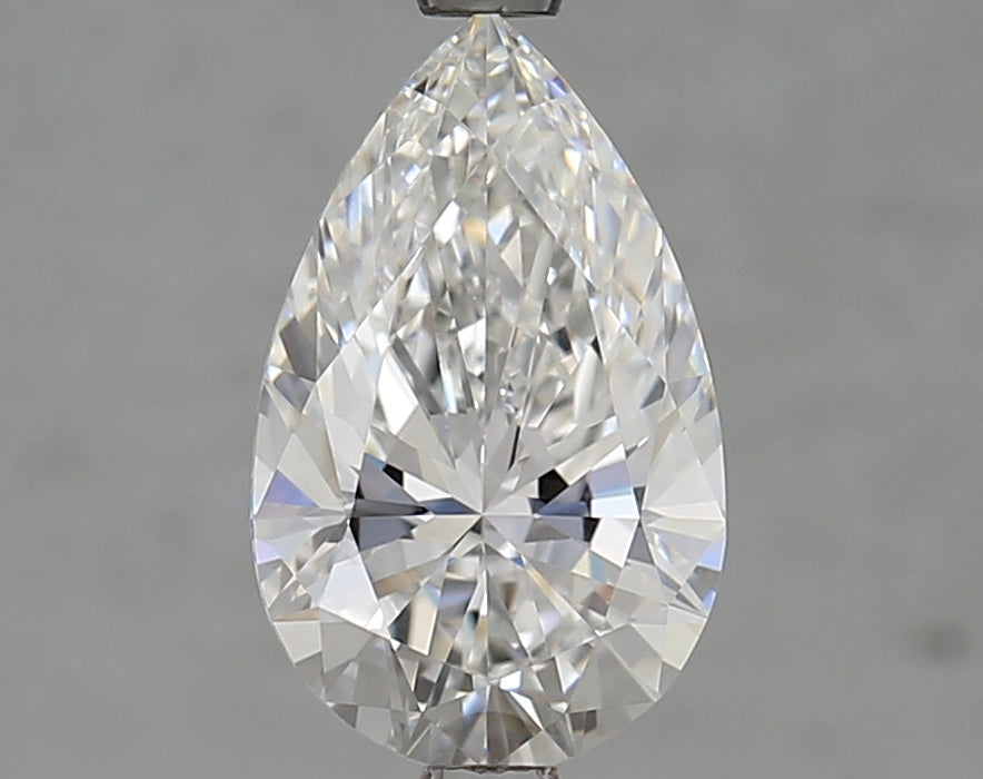 2.00 Carat E VVS1 Pear Lab Diamond Front