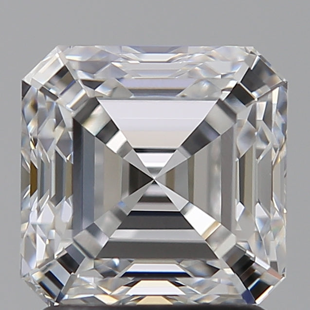 2.00 Carat E VVS2 Asscher Lab Diamond Front