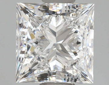 2.00 Carat F VVS2 Princess Lab Diamond Front