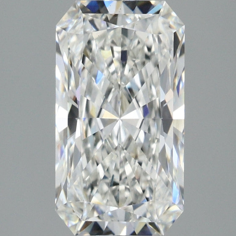 2.00 Carat F VVS2 Radiant Lab Diamond Front