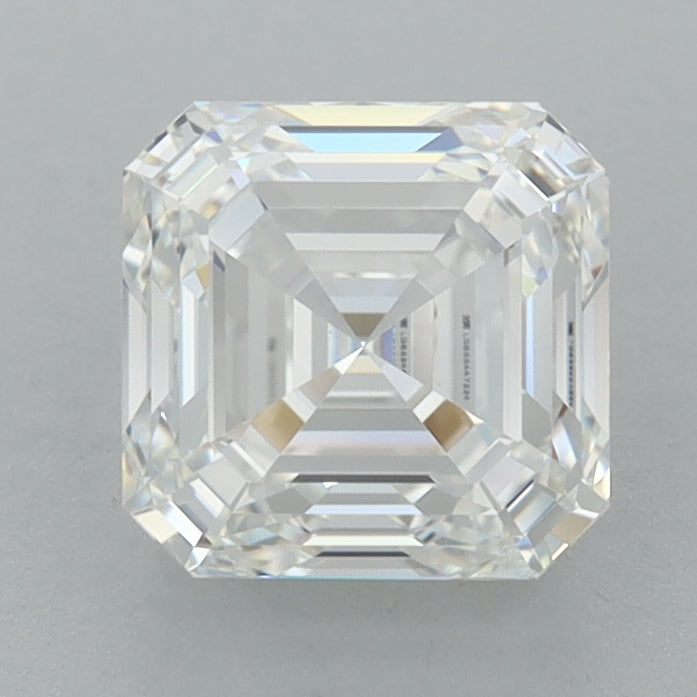 2.03 Carat F VVS1 Asscher Lab Diamond Front