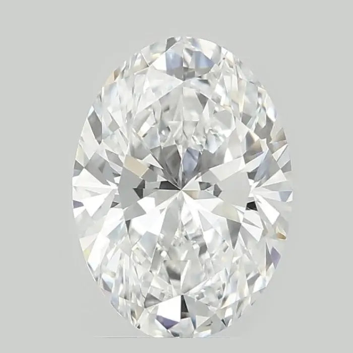2.04 Carat D VVS2 Oval Lab Grown Diamond Front