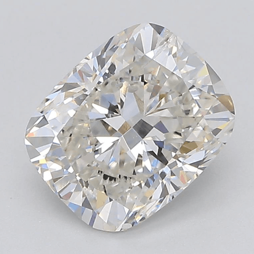 2.04 Carat H SI2 Cushion Lab Diamond Front