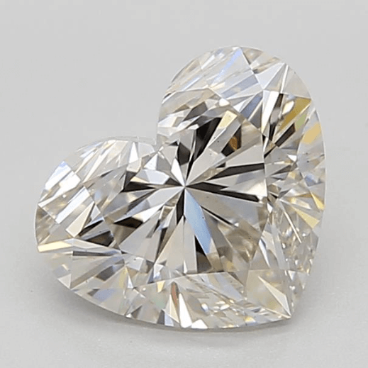 2.22 Carat I VS2 Heart Lab Diamond Front