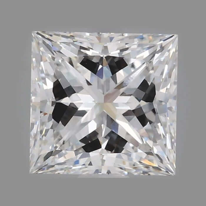 2.50 Carat D VS2 Princess Lab Diamond Front