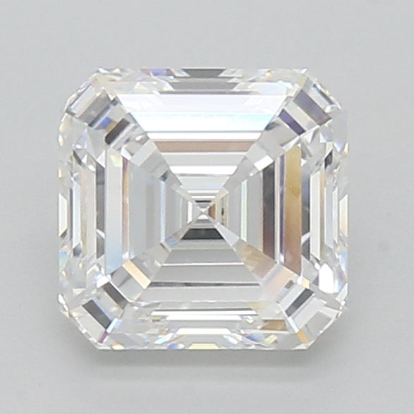 2.50 Carat D VVS1 Asscher Lab Diamond Front