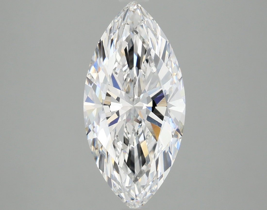 2.50 Carat D VVS1 Marquise Lab Diamond Front