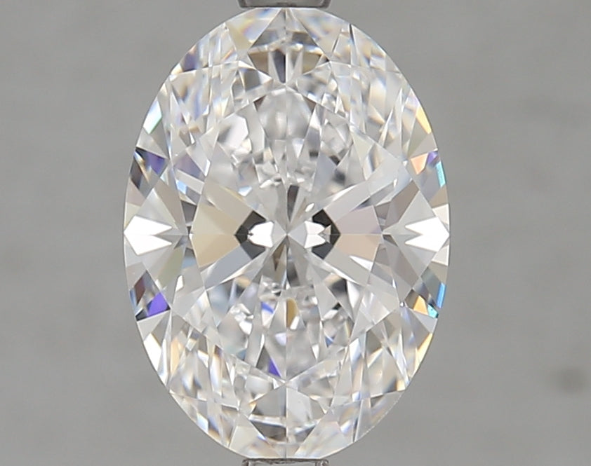 2.50 Carat D VVS1 Oval Lab Diamond Front