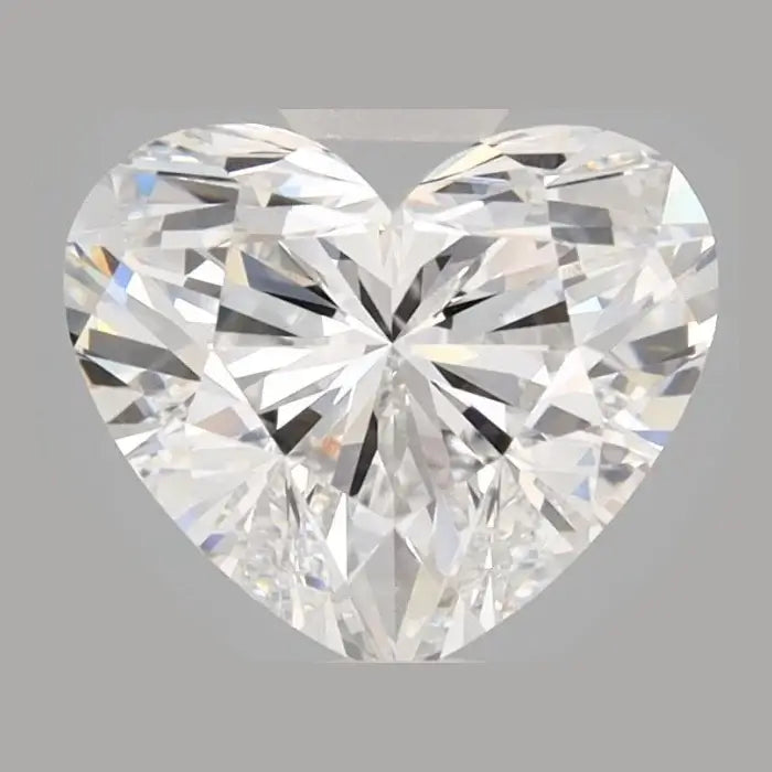 2.50 Carat D VVS2 Heart Lab Diamond Front