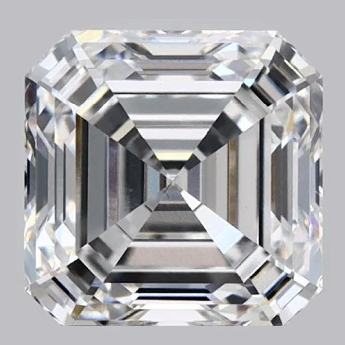2.50 Carat E VVS2 Asscher Lab Diamond Front