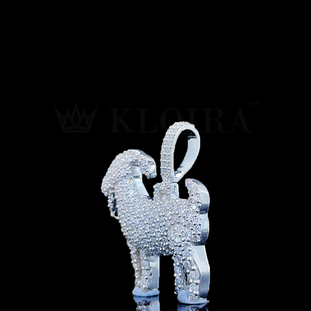 animal diamond pendant