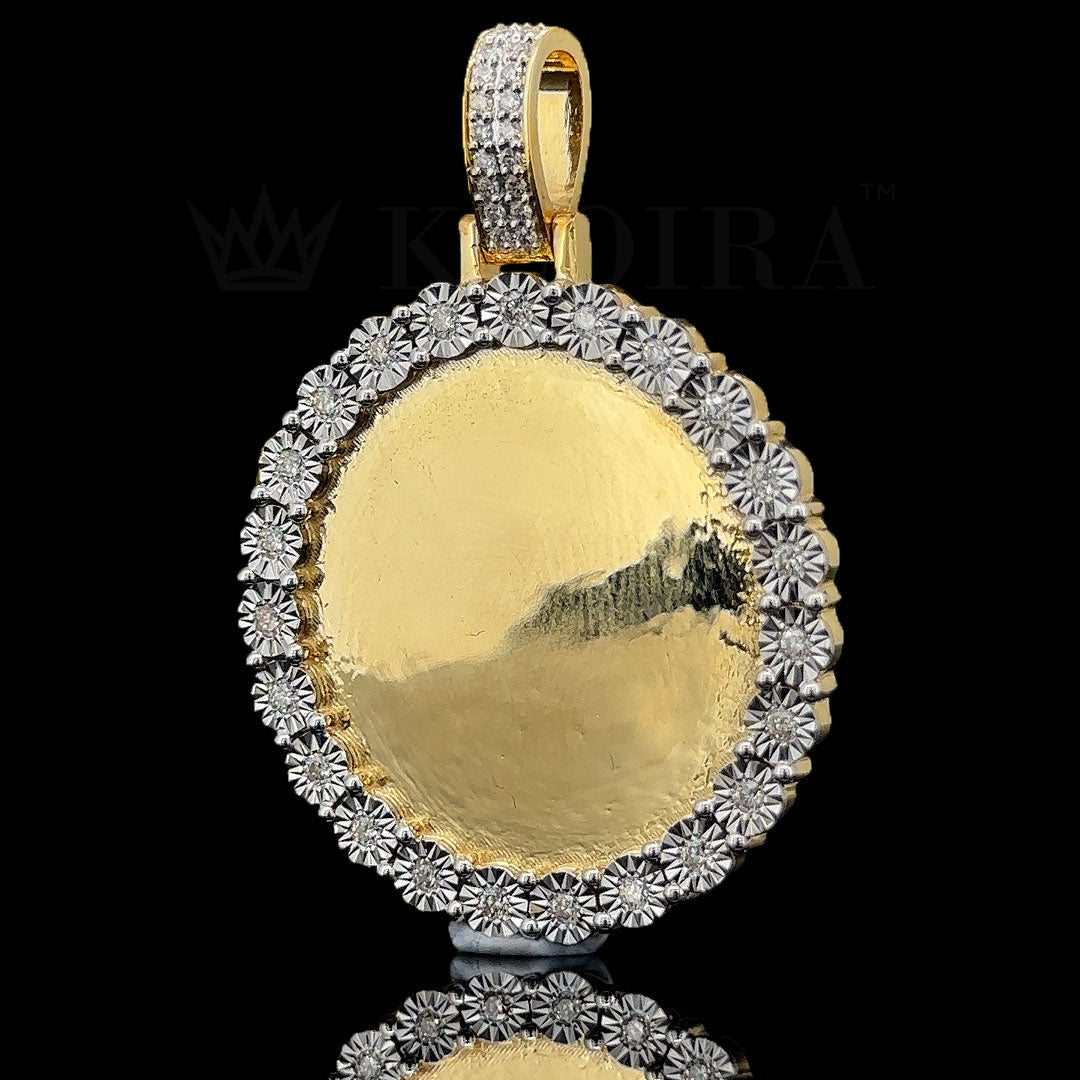 Royal Photo Circle Pendant