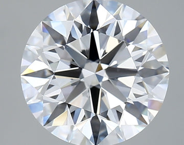 3.00 Carat D IF Round Lab Diamond Front