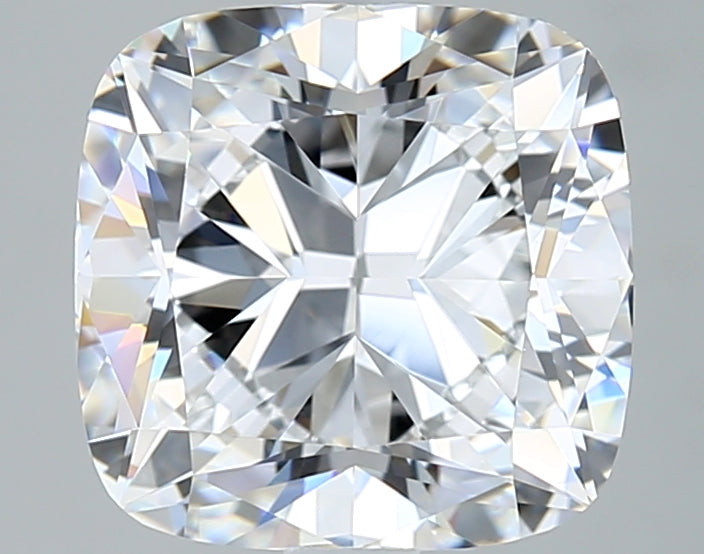 3.00 Carat D VVS1 Cushion Lab Diamond Front