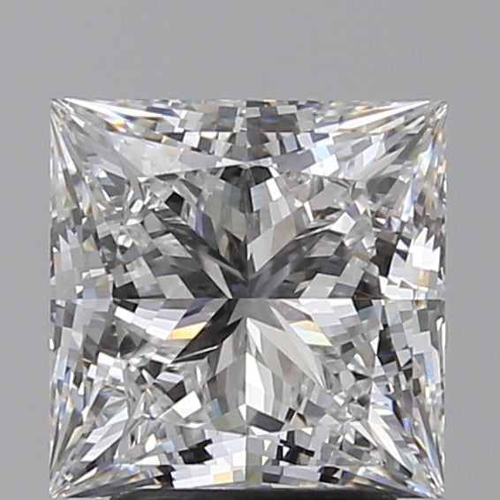 3.00 Carat D VVS1 Princess Lab Diamond Front