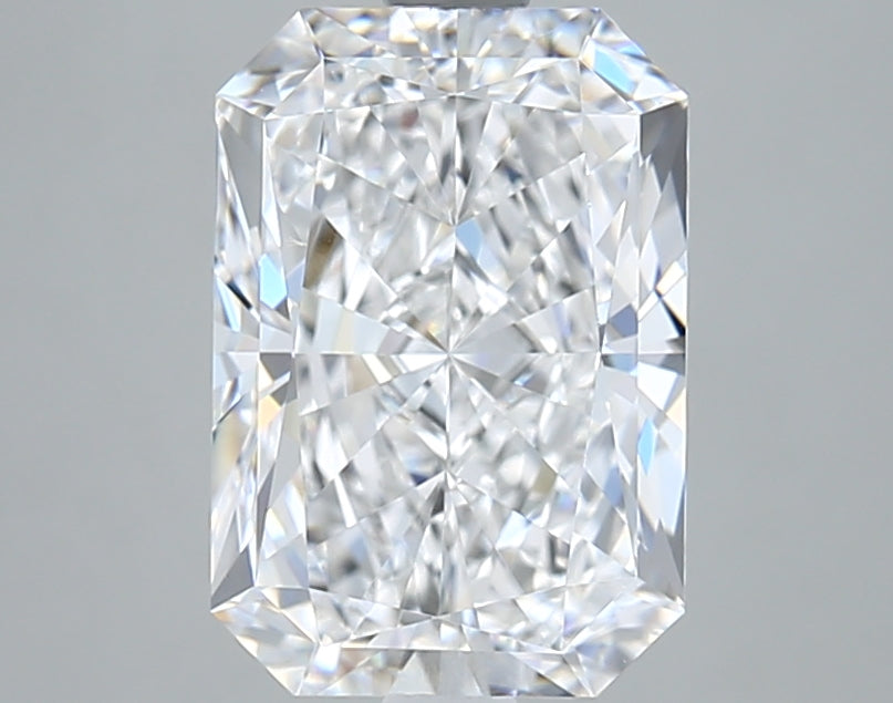 3.00 Carat D VVS1 Radiant Lab Diamond Front
