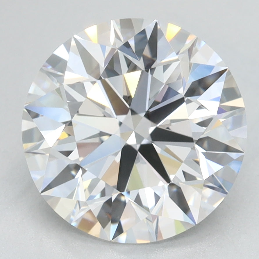  3.00 Carat D VVS1 Round Lab Diamond Front