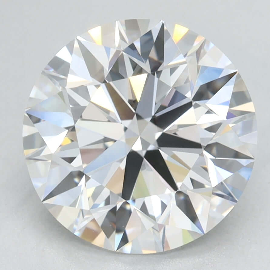  3.00 Carat D VVS1 Round Lab Diamond Front